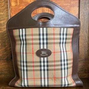 Authentic Vintage Burberrys tote bag